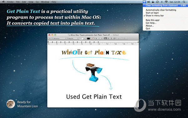 Get Plain Text Mac版