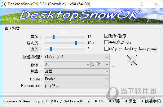 DesktopSnowOK 64