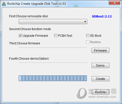 Rockchip Create Upgrade Disk tool