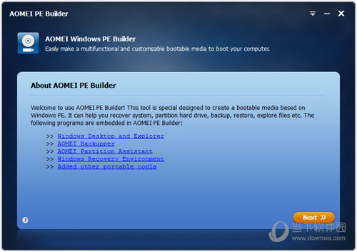 AOMEI PE Builder