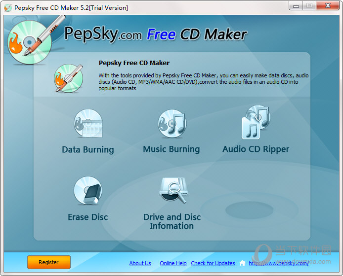 Pepsky Free CD Maker