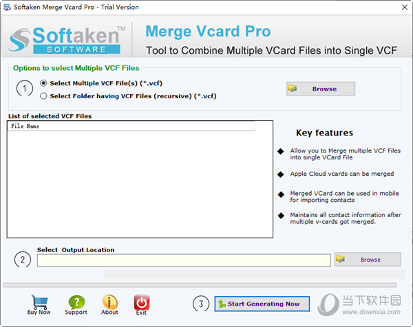 Softaken Merge Vcard Pro