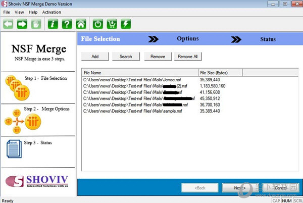 Shoviv NSF Merge