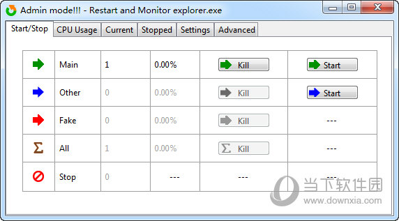 Restart and Monitor Explorer