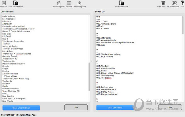 Magic Sort List MAC版
