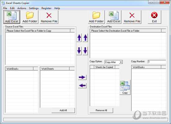 Excel Sheets Copier