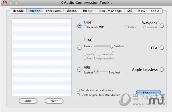 X Audio Compression Toolkit