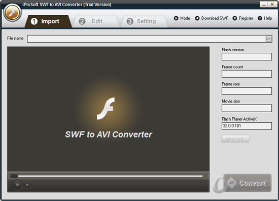 iPixSoft SWF to AVI Converter