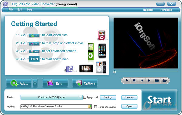 iOrgSoft iPod Video Converter