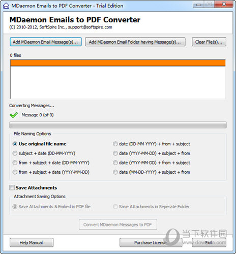 MDaemon Emails to PDF Converter