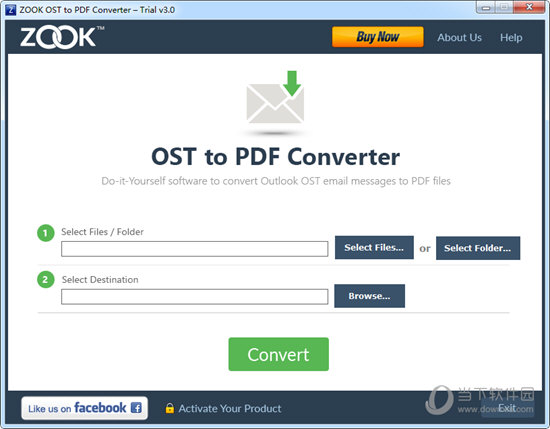 ZOOK OST to PDF Converter