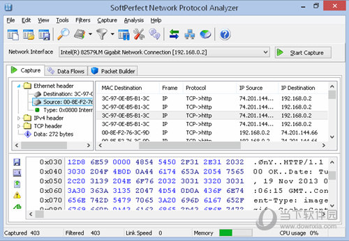 SoftPerfect Network Protocol Analyzer