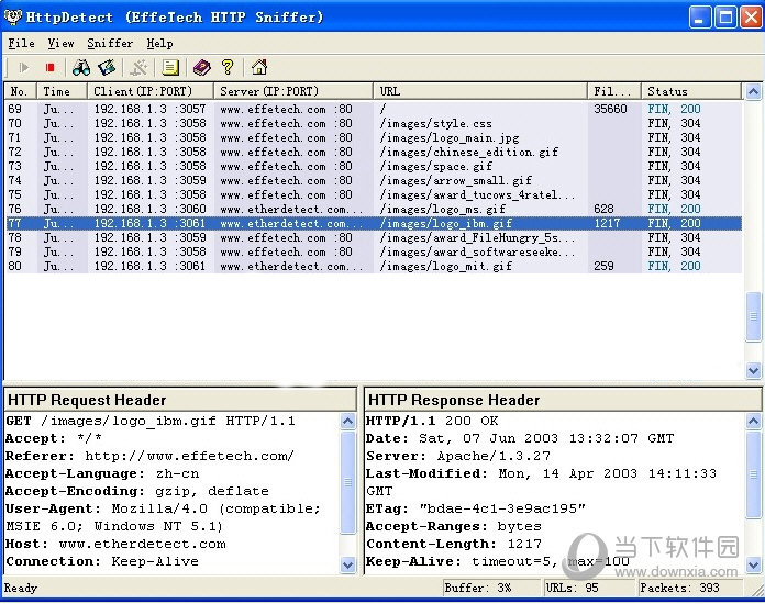 EffeTech HTTP Sniffer中文版