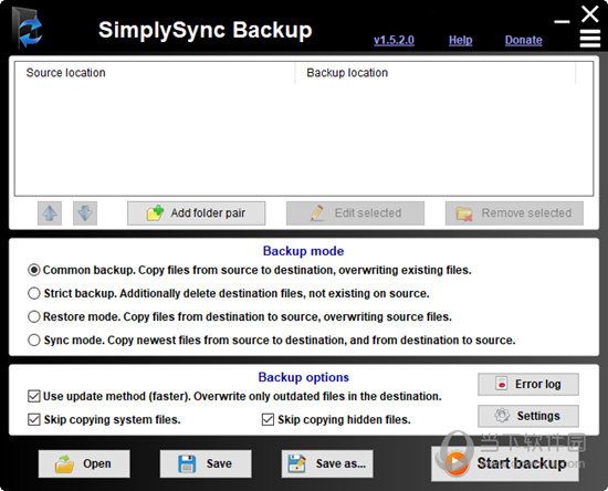 SimplySync Backup