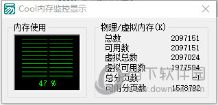 Cool内存监控显示