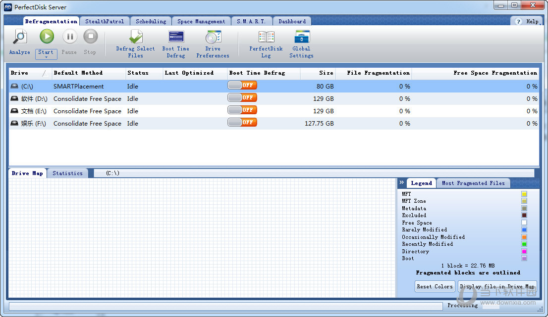 PerfectDisk Server