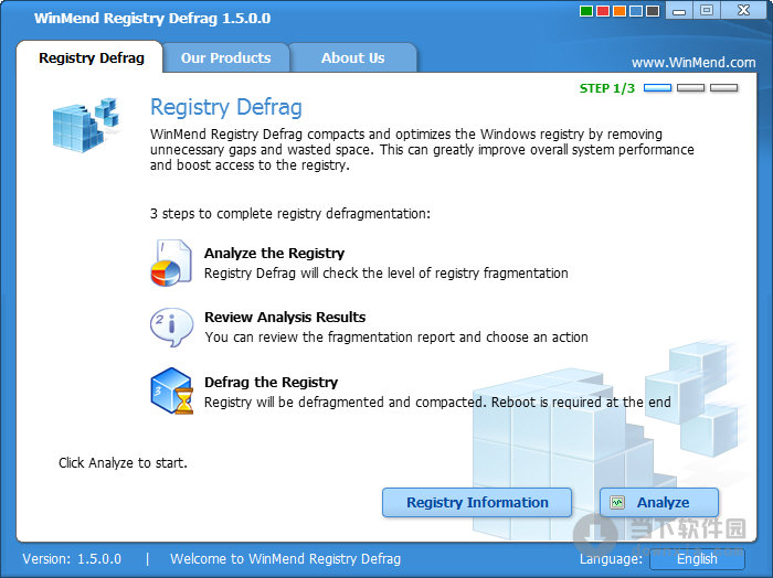 WinMend Registry Defrag