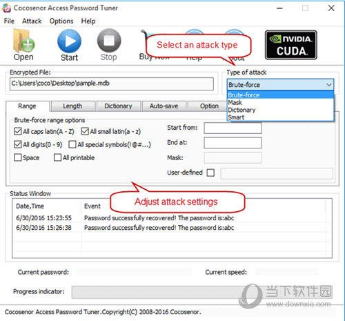 Cocosenor Access Password Tuner