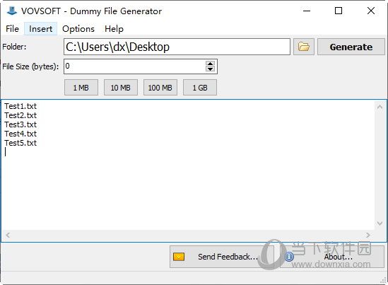 Dummy File Generator