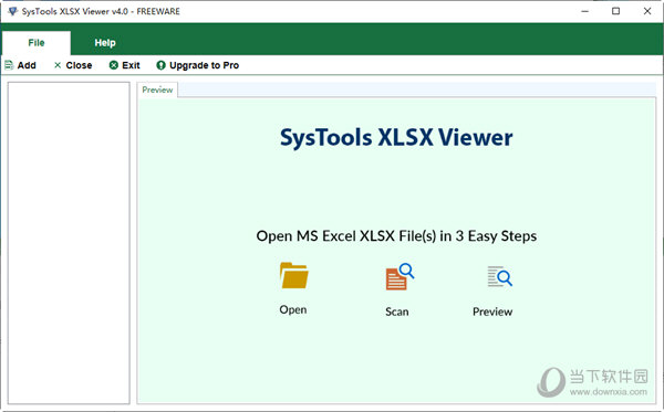 SysTools XLSX Viewer