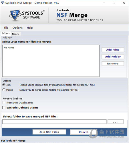 SysTools NSF Merge