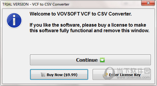 VovSoft VCF to CSV Converter