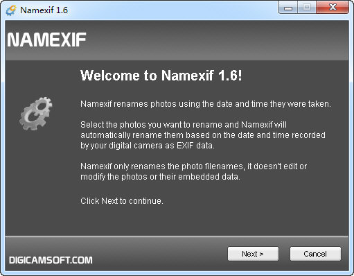 NameEXIF