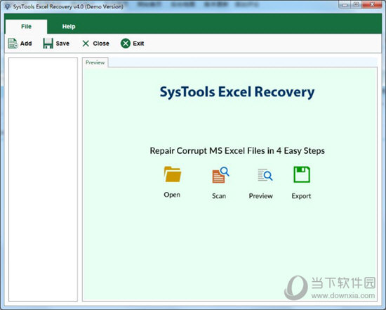 SysTools Excel Recovery