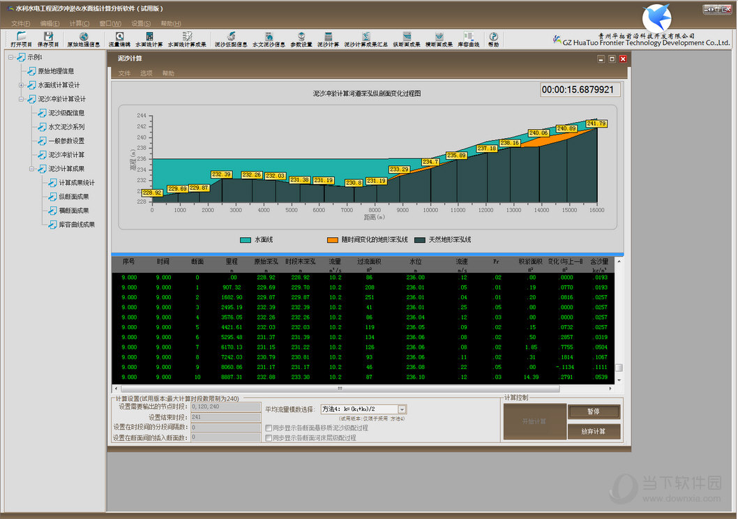 水面线计算分析软件