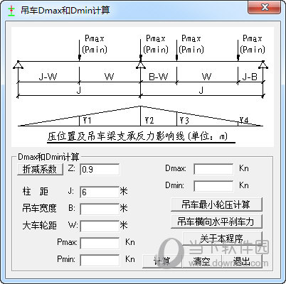 吊车Dmax和Dmin计算