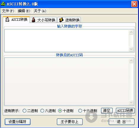 ascii转换器