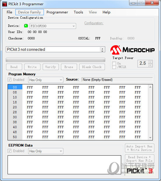 pickit3烧写软件