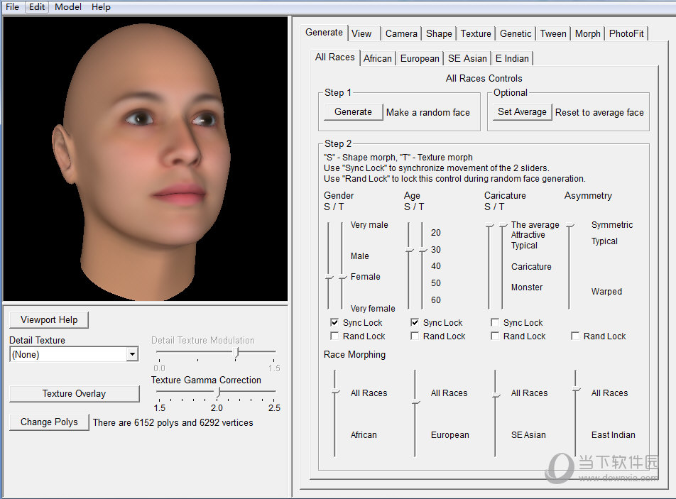 FaceGen Modelle 3.6