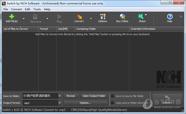 Switch Audio File Converter