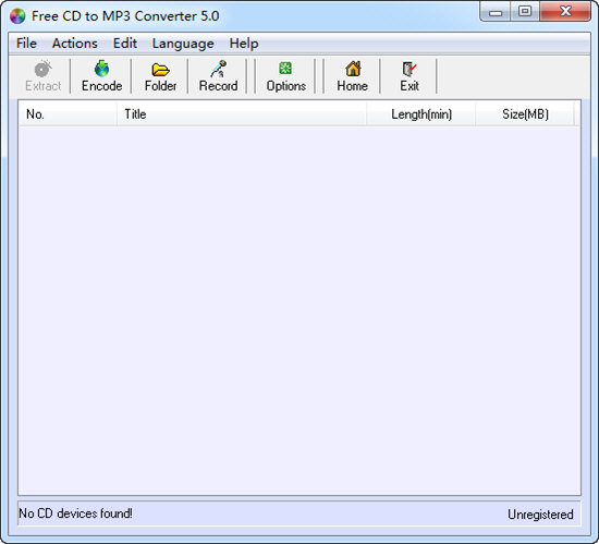 Free CD to MP3 Converter