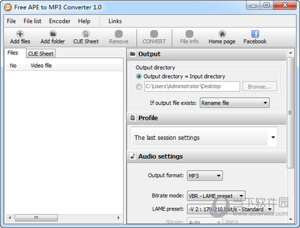 Free APE to MP3 Converter