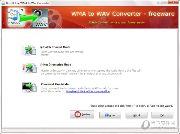 Boxoft WMA to Wav converter