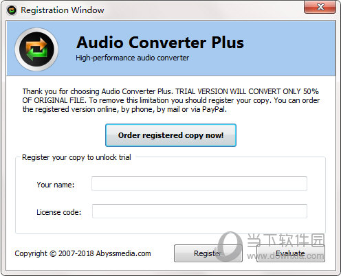 Abyssmedia Audio Converter