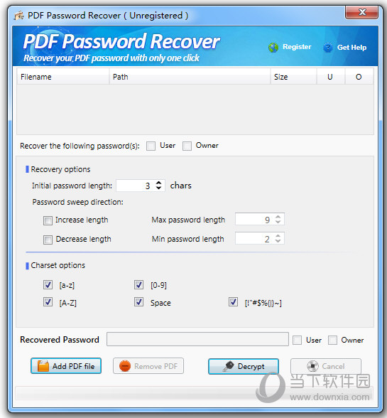 PDF Password Recover