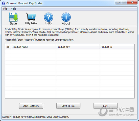 iSumsoft Product Key Finder