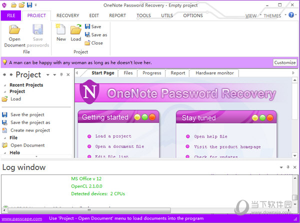 OneNote Password Recovery