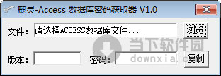 麒灵Access数据库密码获取器