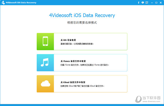 4Videosoft iOS Data Recovery