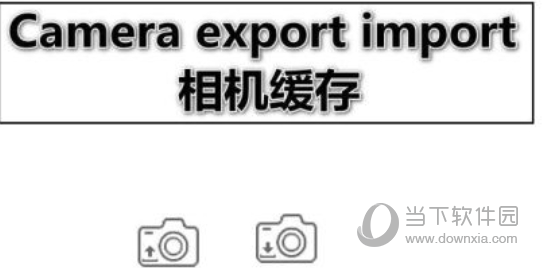 Camera export import