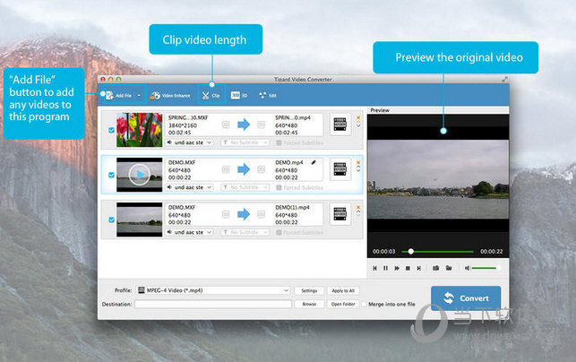 Tipard Video Converter MAC版