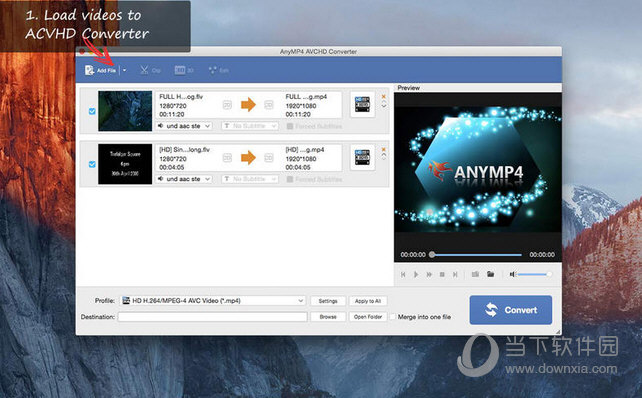 AnyMP4 AVCHD Converter MAC版