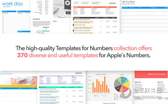 Templates for Numbers Mac版