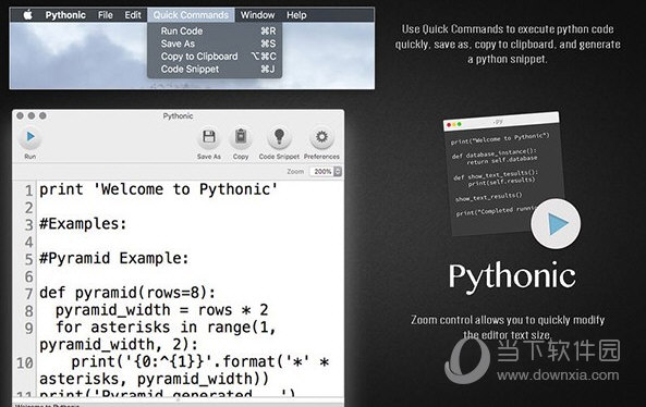 Pythonic for Mac