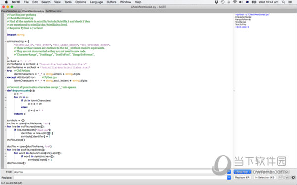 Scite Mac版