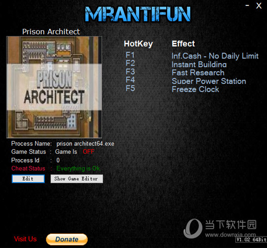 监狱建筑师六项修改器64位